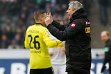 Empfand die Kritik am Rom-Auftritt als "totalen Quatsch" - Lucien Favre (Foto: Olaf Kozany / TORfabrik.de)